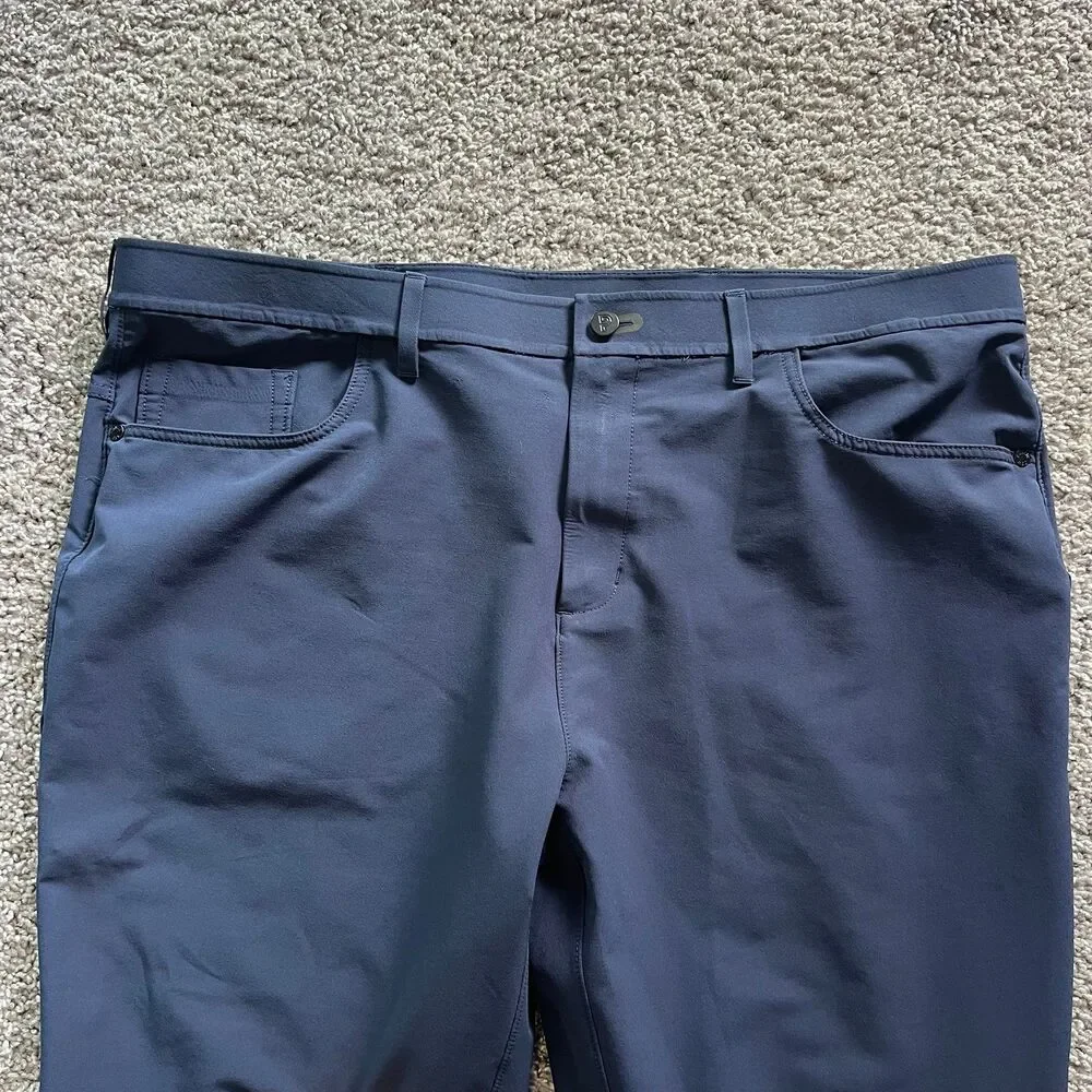 Public Rec Gamechanger Pants Stretch Performance Golf Chino Navy Blue Mens 40/32